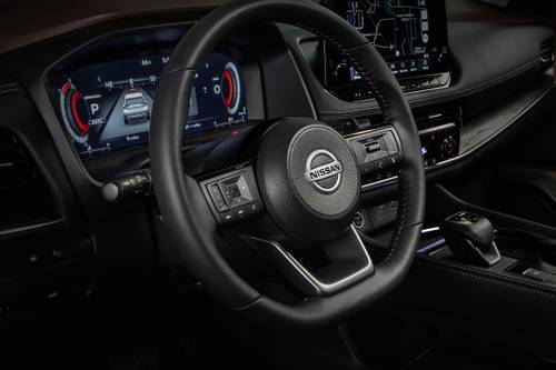 2023 Nissan Rogue Platinum 4dr SUV Steering Wheel Detail