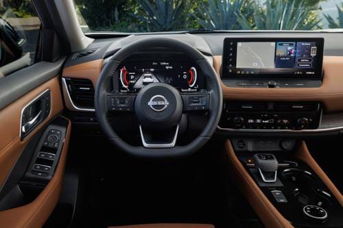 2024 Nissan Rogue Platinum 4dr SUV Steering Wheel Detail