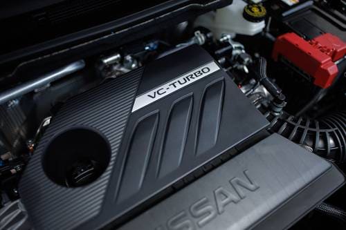2026 Nissan Rogue Platinum 4dr SUV 1.5L Turbo Engine Shown.