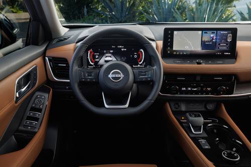 2026 Nissan Rogue Platinum 4dr SUV Steering Wheel Detail