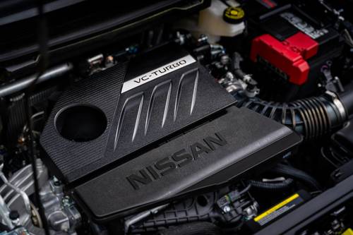2026 Nissan Rogue Rock Creek 4dr SUV 1.5L Turbo Engine Shown.