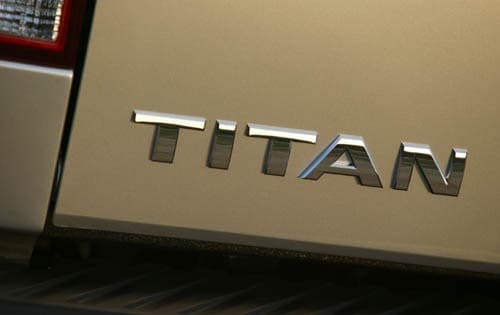 2004 Nissan Titan Rear Badging