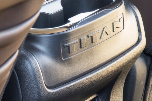 2017 Nissan Titan Platinum Reserve Crew Cab Pickup Interior Detail
