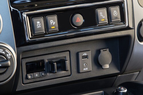 2017 Nissan Titan Platinum Reserve Crew Cab Pickup Interior Detail