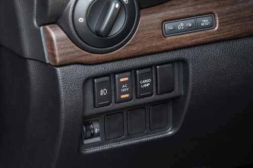 2017 Nissan Titan Platinum Reserve Crew Cab Pickup Interior Detail