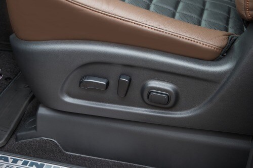 2017 Nissan Titan Platinum Reserve Crew Cab Pickup Interior Detail