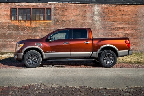 2017 Nissan Titan Platinum Reserve Crew Cab Pickup Exterior Shown