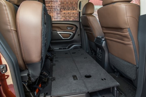 2018 Nissan Titan Platinum Reserve Crew Cab Pickup Interior Detail