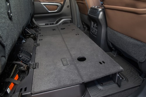 2018 Nissan Titan Platinum Reserve Crew Cab Pickup Interior Detail