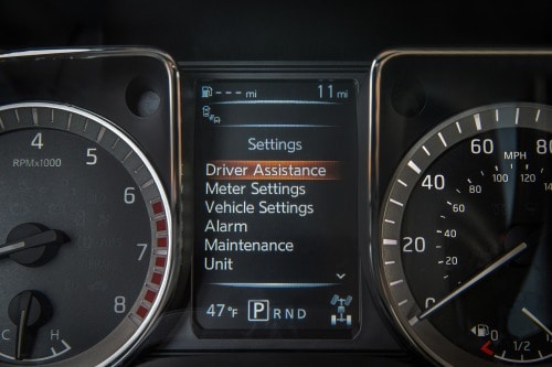 2018 Nissan Titan Platinum Reserve Crew Cab Pickup Gauge Cluster