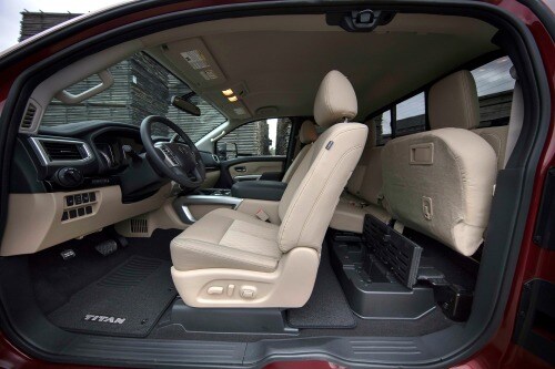 2018 Nissan Titan SV Extended Cab Pickup Interior Shown