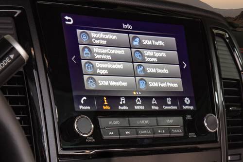 Nissan Titan Platinum Reserve Crew Cab Pickup Center Console