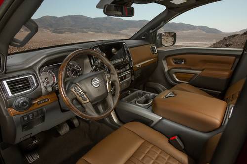 Nissan Titan Platinum Reserve Crew Cab Pickup Dashboard