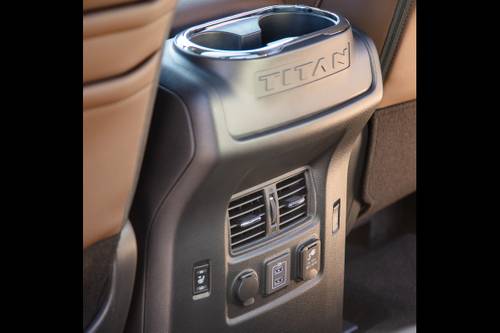 Nissan Titan Platinum Reserve Crew Cab Pickup Interior Detail
