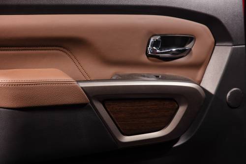 Nissan Titan Platinum Reserve Crew Cab Pickup Interior Detail