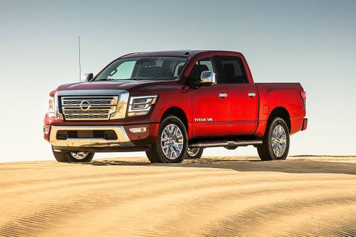 2021 Nissan Titan SL Crew Cab Pickup Exterior Shown
