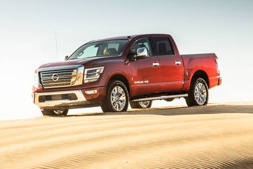 2021 Nissan Titan SL Crew Cab Pickup Exterior Shown