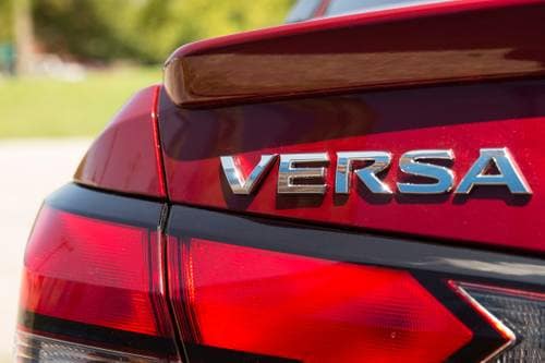 Nissan Versa SR Sedan Rear Badge