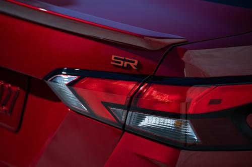 Nissan Versa SR Sedan Rear Badge