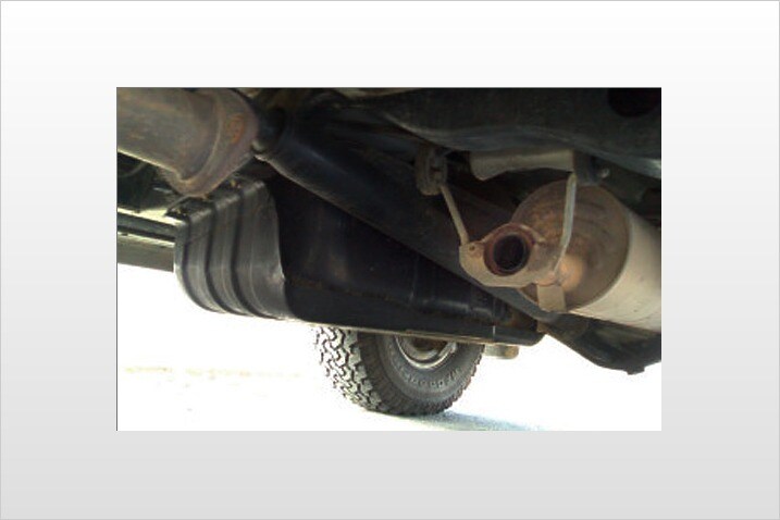 What's missing in this picture? Catalytic converters contain precious metals, making them tempting targets for thieves.