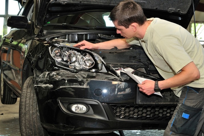 Insurance companies declare a vehicle a total loss when the cost of a car's repair exceeds its value. The salvage title is then issued by the state motor vehicle agency once the car is repaired.