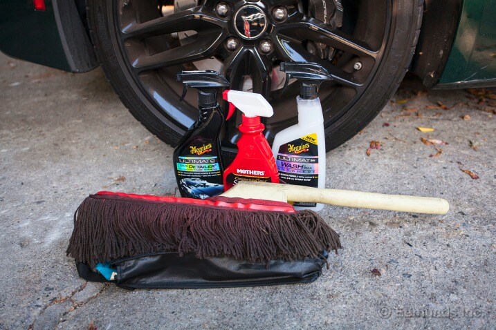 There are a number of car care products on the market that can extend the time between conventional washes.