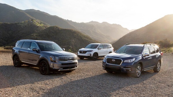 Midsize SUV Comparison Test: Kia Telluride vs. Honda Pilot vs. Subaru Ascent