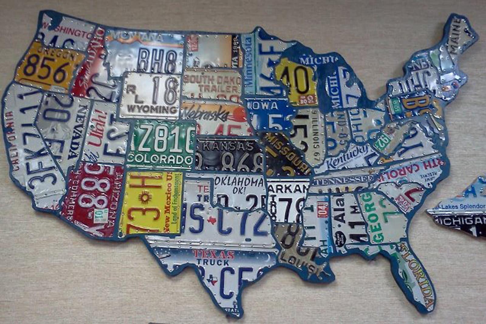 License To Thrill Business Transforms Expired Plates Into Art Edmunds