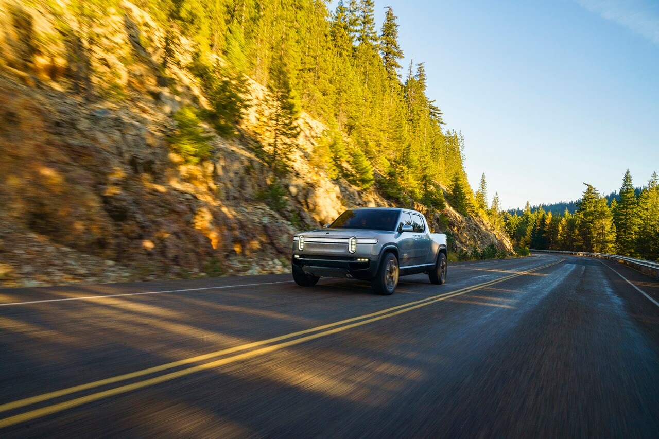 2021 Rivian R1T  - Action Front 3/4
