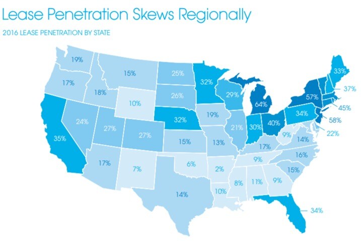 Lease Penetration by State