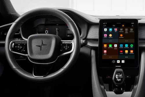 2024 Polestar 2 Long Range Dual Motor 4dr Hatchback Steering Wheel Detail