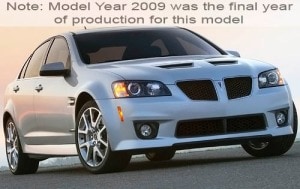 2009 Pontiac G8