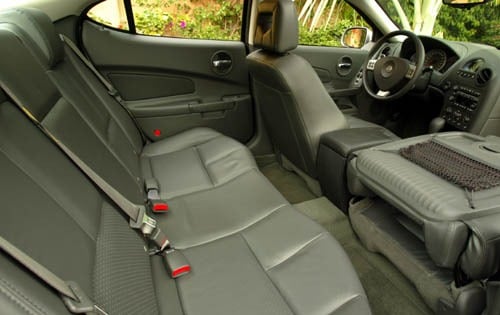 2004 Pontiac Grand Prix GTP Rear Interior
