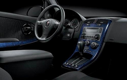 2008 Pontiac Torrent Interior w/optional Blue Trim