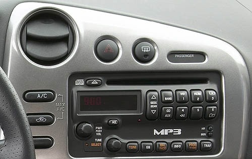 2008 Pontiac Vibe GT Center Console
