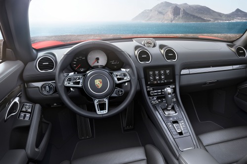 2017 Porsche 718 Boxster S Convertible Interior Shown