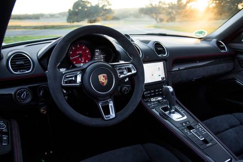 2019 Porsche 718 Boxster GTS Convertible Steering Wheel Detail