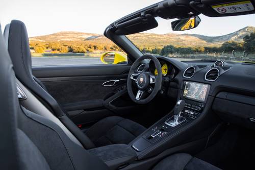 2019 Porsche 718 Boxster GTS Convertible Steering Wheel Detail