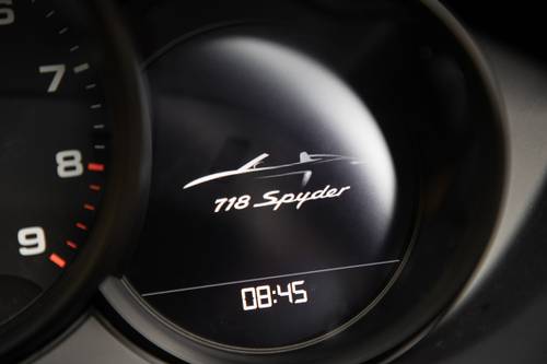2020 Porsche 718 Boxster Spyder Convertible Interior Detail