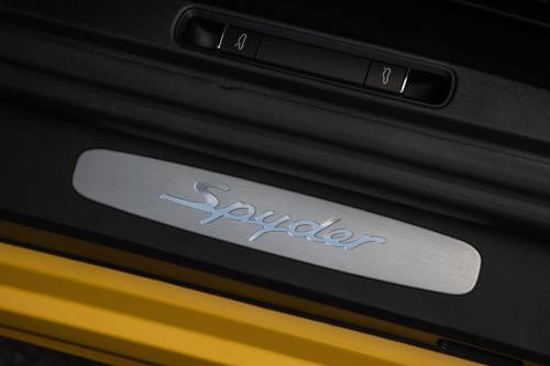 2020 Porsche 718 Boxster Spyder Convertible Interior Detail