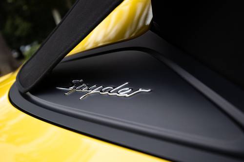 2020 Porsche 718 Boxster Spyder Convertible Interior Detail