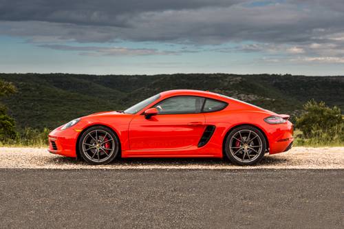 2021 Porsche 718 Cayman S Coupe Profile Shown