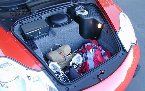 2001 Porsche 911 Cargo Area