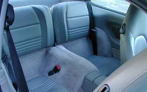 2001 Porsche 911 Rear Interior