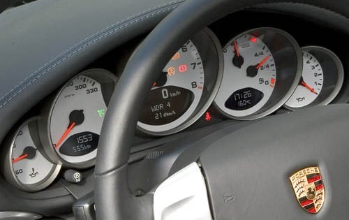 2006 Porsche 911 Carrera 4 2dr Convertible Gauge Cluster, European Model Shown