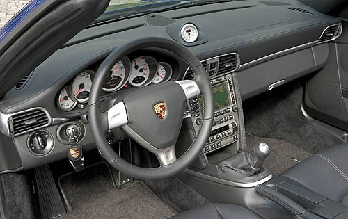 2006 Porsche 911 Carrera 4 2dr Convertible Interior, European Model Shown
