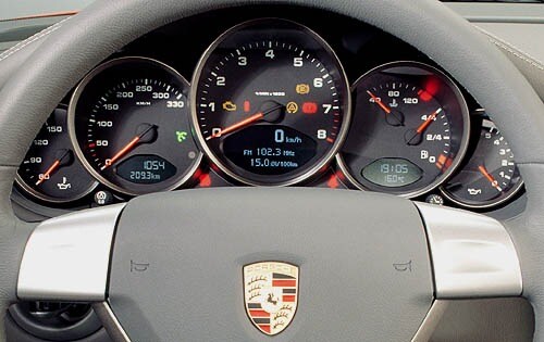 2006 Porsche 911 Carrera 4 Gauge Cluster, European Model Shown