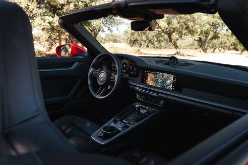 2025 Porsche 911 Carrera Convertible Interior Detail