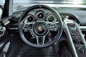 2015 Porsche 918 Spyder Convertible Steering Wheel Detail