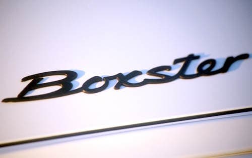 2000 Porsche Boxster Rear Badging